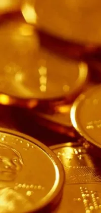 Amber Coin Gold Live Wallpaper