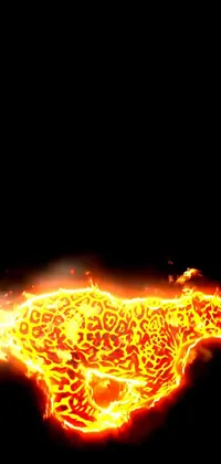 Amber Heat Gas Live Wallpaper