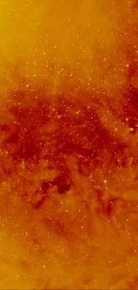 Amber Orange Astronomical Object Live Wallpaper