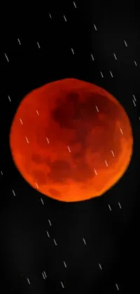 Amber Orange Astronomical Object Live Wallpaper
