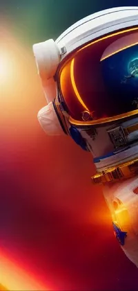Decorate your device home screen with the stunningly colorful space-themed live wallpaper