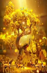 Amber People In Nature Plant Live Wallpaper