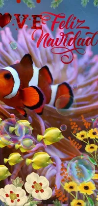 Anemone Fish Plant Clownfish Live Wallpaper