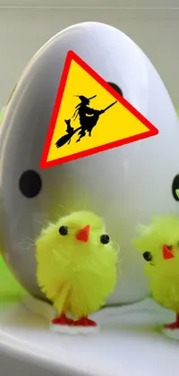 Angry Birds Yellow Chicken Live Wallpaper