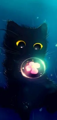 Animal Cat Light Live Wallpaper