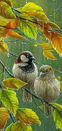 Animal Tree Bird Live Wallpaper