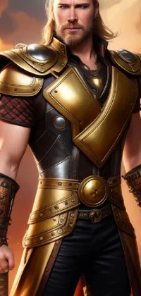 Arm Breastplate Muscle Live Wallpaper