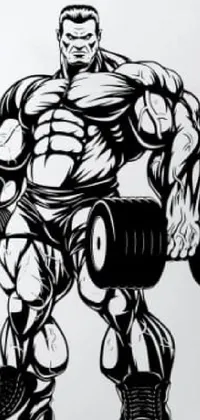 Arm Cartoon Muscle Live Wallpaper