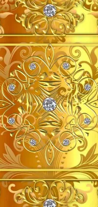 Art Amber Gold Live Wallpaper