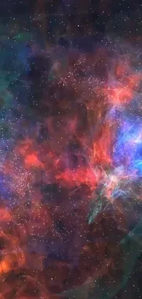 Transform your phone screen with a stunning live wallpaper! This space-themed wallpaper is filled with sparkling stars and intricate nebulas that move and change in shape