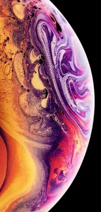 This live phone wallpaper is a beautiful display of creativity and imagination