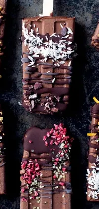 Indulge your senses with this delicious phone live wallpaper