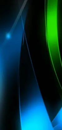 Looking for a stunning live wallpaper for your phone? Check out this green and blue abstract design on a black background from DeviantArt! Featuring a mesmerizing mix of swirling patterns and shapes reminiscent of a galaxy, this vibrant wallpaper is sure to impress