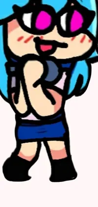 Cartoon Gesture Art Live Wallpaper