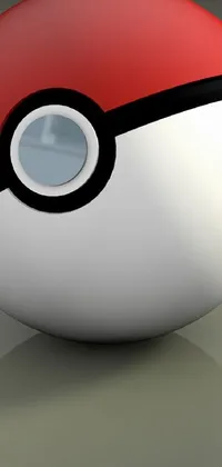 Take your phone's home screen to the next level with this close-up wallpaper of a Pokemon ball