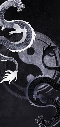 If you're looking for a stunning live wallpaper for your phone, look no further than this dragon-inspired creation