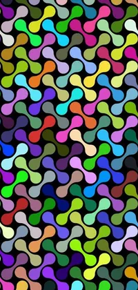 If you're looking for a stunning live wallpaper to spruce up your phone, then this multicolored circles pattern is truly mesmerizing