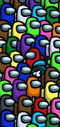 Looking for a stunning live wallpaper for your phone? Check out this colorful and vibrant design featuring bottles stacked on top of each other