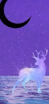 Art Deer Painting Live Wallpaper