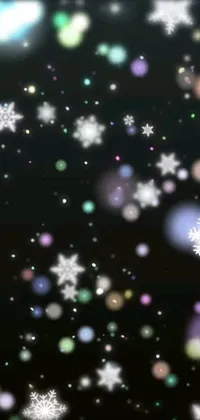 The Snow Flake Live Wallpaper is a stunning visual display that captures the magic and tranquility of winter