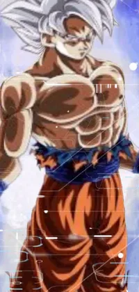 Enjoy the stunning Goku wallpaper from Dragon Ball with this live phone background