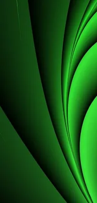 This captivating live wallpaper features a mesmerizing green swirl with intricate details and layers