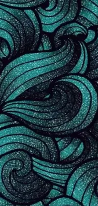 This live phone wallpaper boasts a trendy and aesthetically appealing design