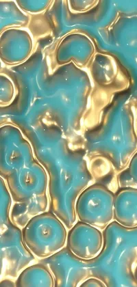 Art Electric Blue Liquid Live Wallpaper