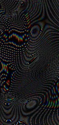 This phone live wallpaper features a dark and psychedelic design, created in a computer-generated image of a tumblr screen