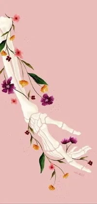 Art Flower Twig Live Wallpaper