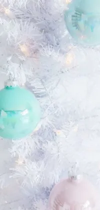 Elevate your phone screen's style with this Christmas-inspired live wallpaper