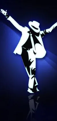 Get ready to bring some iconic style to your phone with the Michael Jackson Moon Dance Live Wallpaper
