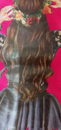 Art Hat Long Hair Live Wallpaper