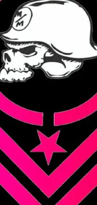 Looking for a unique and edgy wallpaper for your mobile device? Look no further than this Pink Heart Skull Live Wallpaper! With its bright pink heart design and intricate skull inside, this wallpaper is sure to make a statement on your phone