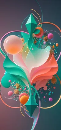 Art Liquid Gas Live Wallpaper