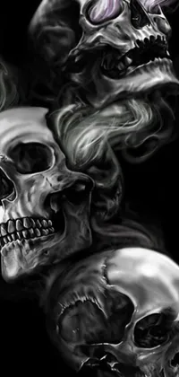 Embrace the Gothic side of life with this stunning live phone wallpaper