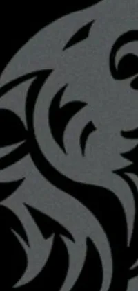 Enjoy a dynamic live wallpaper featuring a stunning wolf close-up, set against a sleek black background