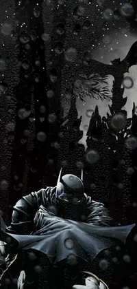 DC Batman & Flowers Dark Wallpapers - Batman Wallpaper iPhone in 2023