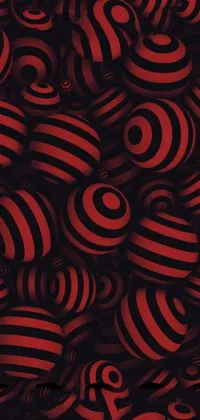 Featuring a mesmerizing design of red and black swirls over a dark background, this phone live wallpaper creates a bold and modern aesthetic