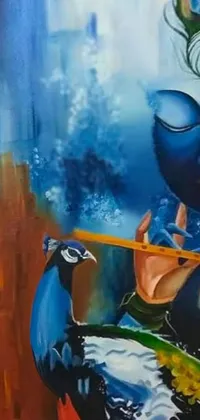 Art Paint Bird Paint Live Wallpaper