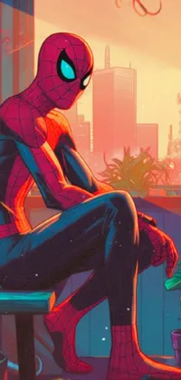 Art Painting Spider-man Live Wallpaper