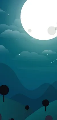 Art Screenshot Moon Live Wallpaper