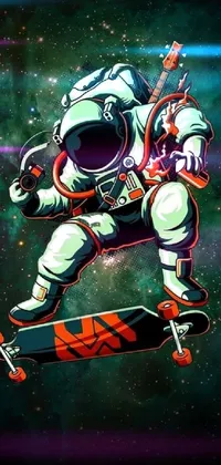 Art Space Astronaut Live Wallpaper