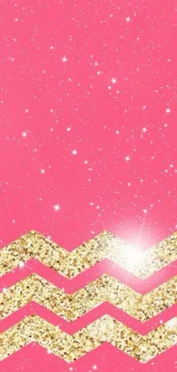 This pink and gold live wallpaper adds style and sparkle to your phone with its glittery chevron pattern and bold tumblr-inspired motifs such as red lips, high heels, and fashionable outfits