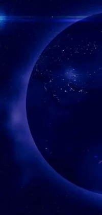 Get mesmerized by this space-themed live wallpaper perfect for your iPhone 15