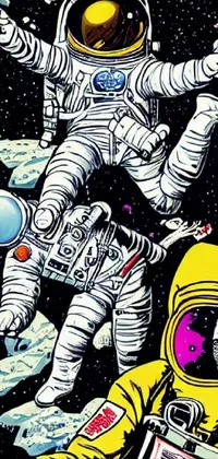 Astronaut Art Cool Live Wallpaper