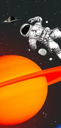 Astronaut Art Space Live Wallpaper