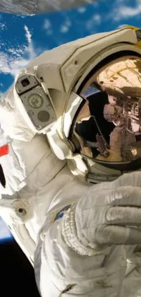 Astronaut Cloud Gesture Live Wallpaper