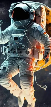 Astronaut Cool Personal Protective Equipment Live Wallpaper