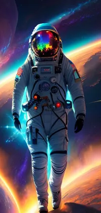 Astronaut Entertainment Space Live Wallpaper